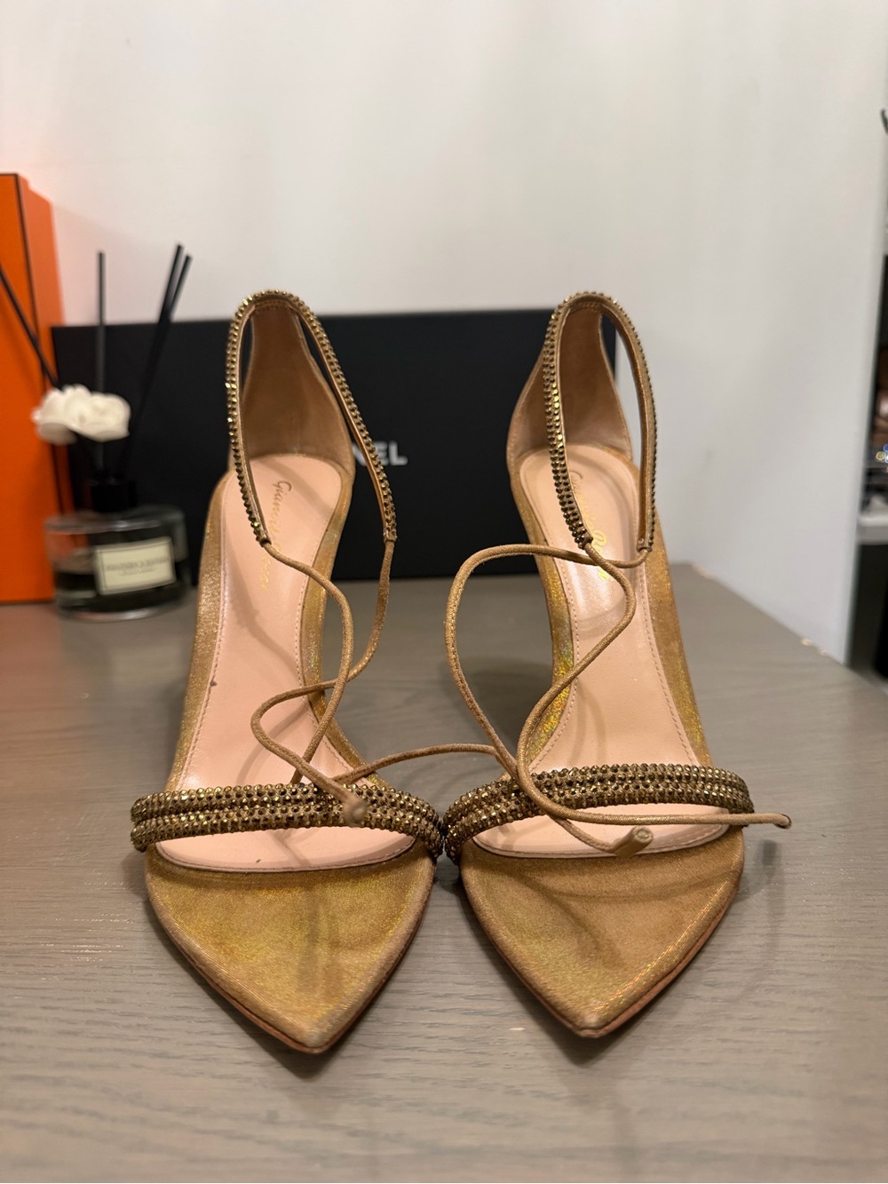 Gianvito Rossi Montecarlo 105mm Suede Heel